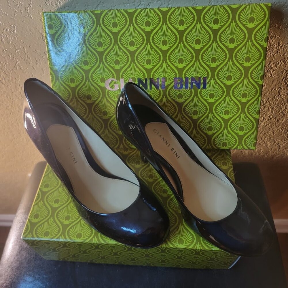 GIANNI BINI S BECCA SHOE MARINE NAVY 9